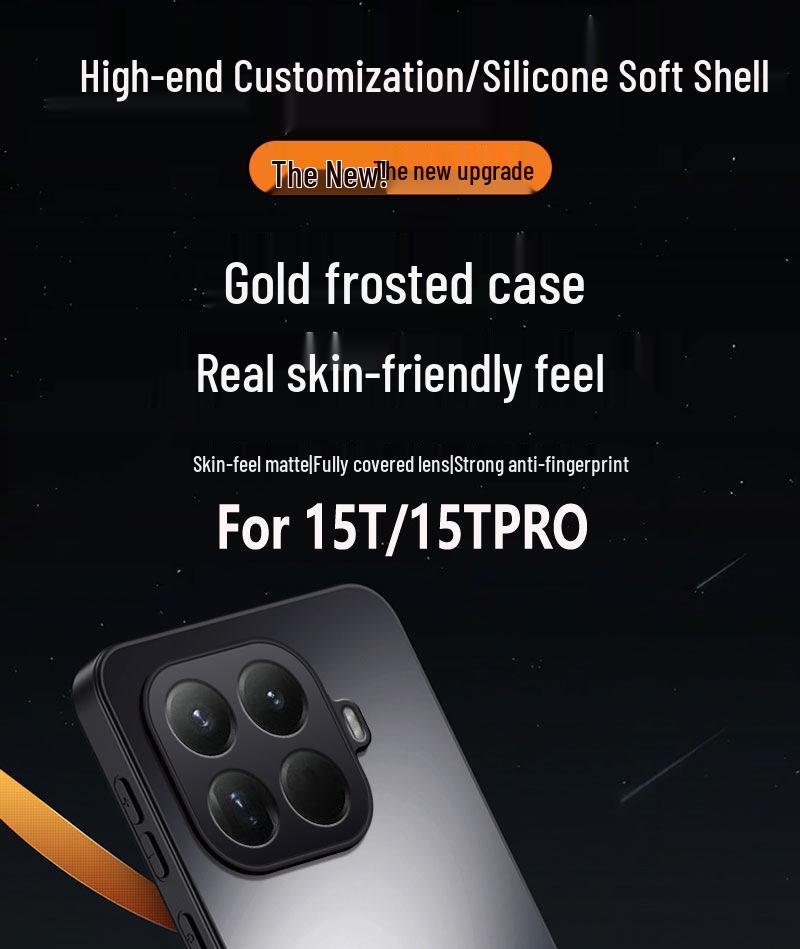 Xiaomi 15T/15T Pro Silikon Anti-Fall Vollschutzhülle - Ultradünnes Mattes Finish