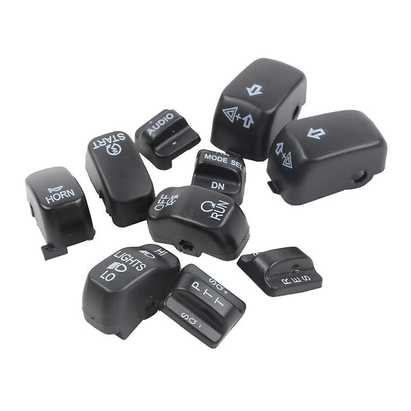 10x Switch Covers Cap Button Fit For Harley Sportster Softail Dyna 1996 1997-13