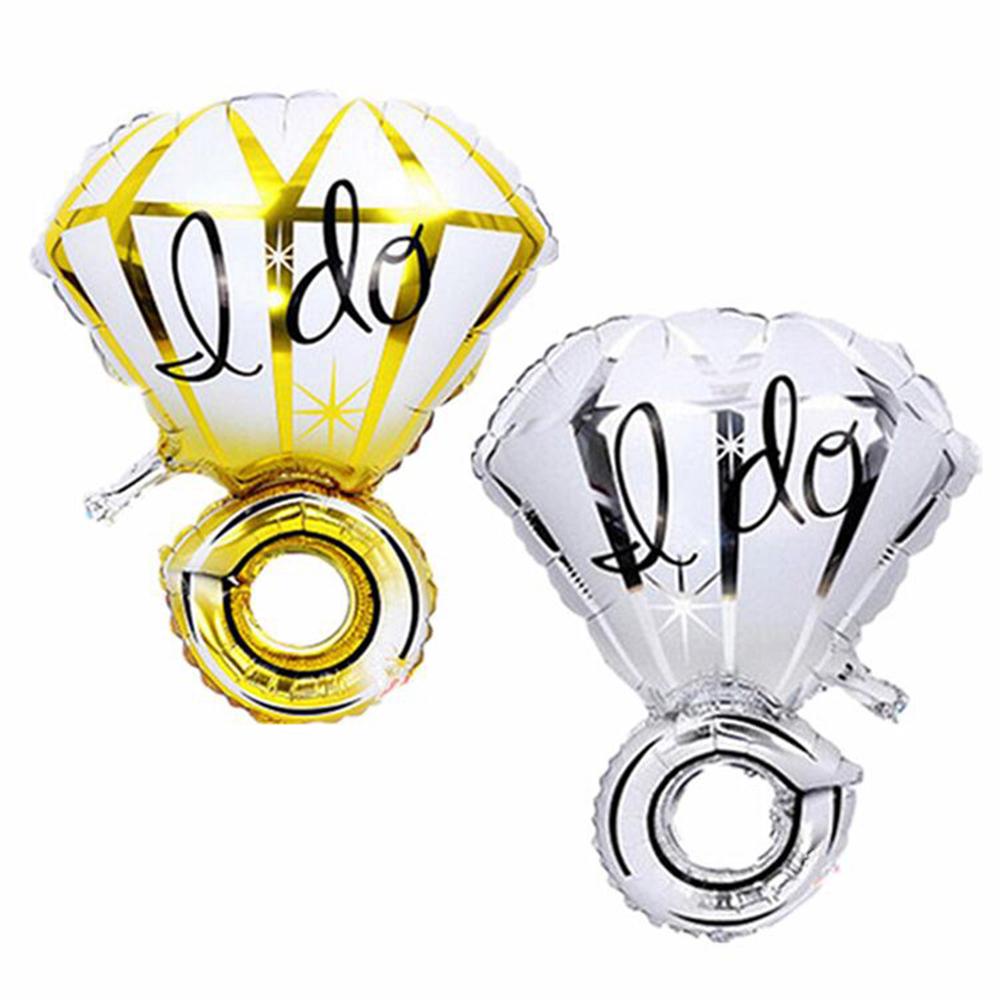 2pcs Braut und Bräutigam Kleid Aluminiumfolie Ballon Hochzeit Dekoration HK