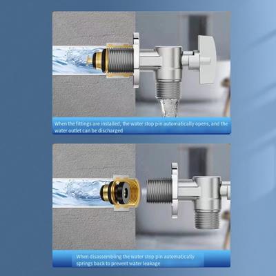 Long Lifespan Angle Valve Brass Faucet Water Stop Valve