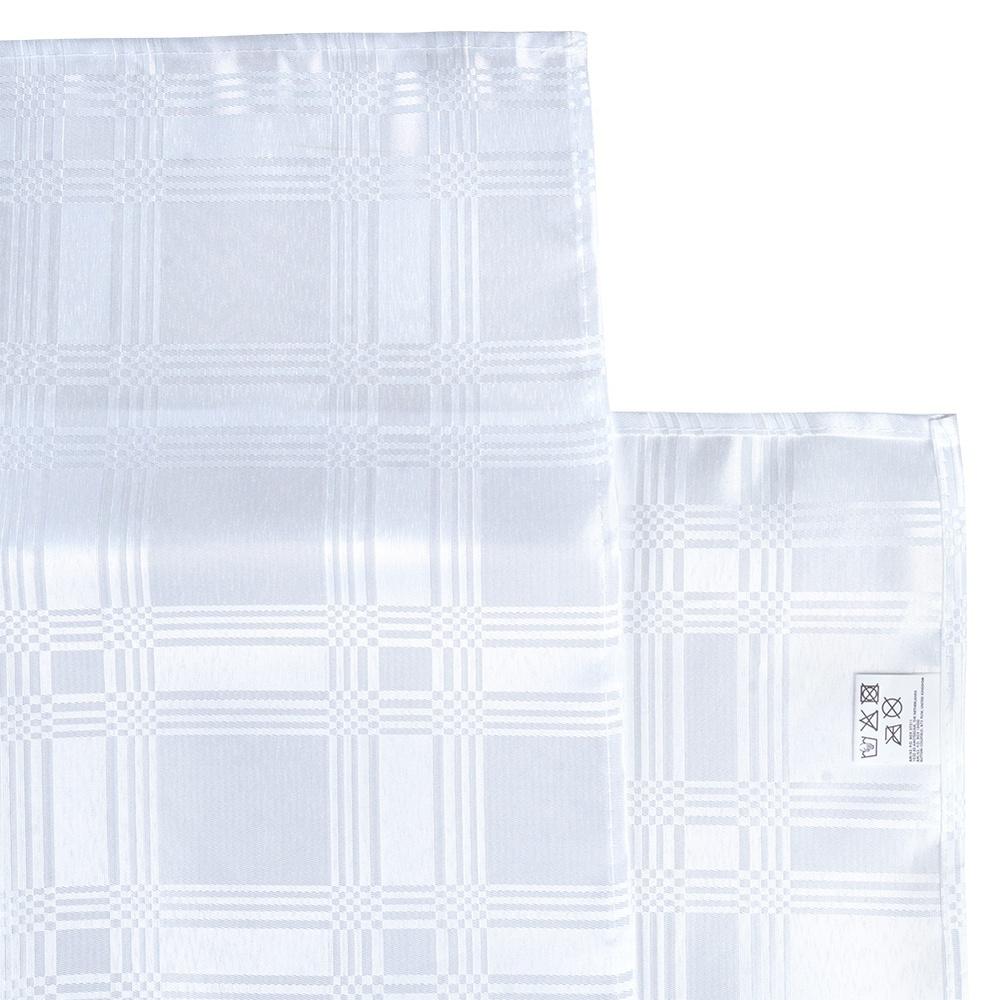 Tablecloth White Classic Traditional Decorative Ornate Stain-resistant 180x130cm