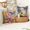 Anime Comic AAstro Boy Cushion Cover Natural Linen Organic Fabric DoubleSided Printing Couch Pillow Covers Home Decor