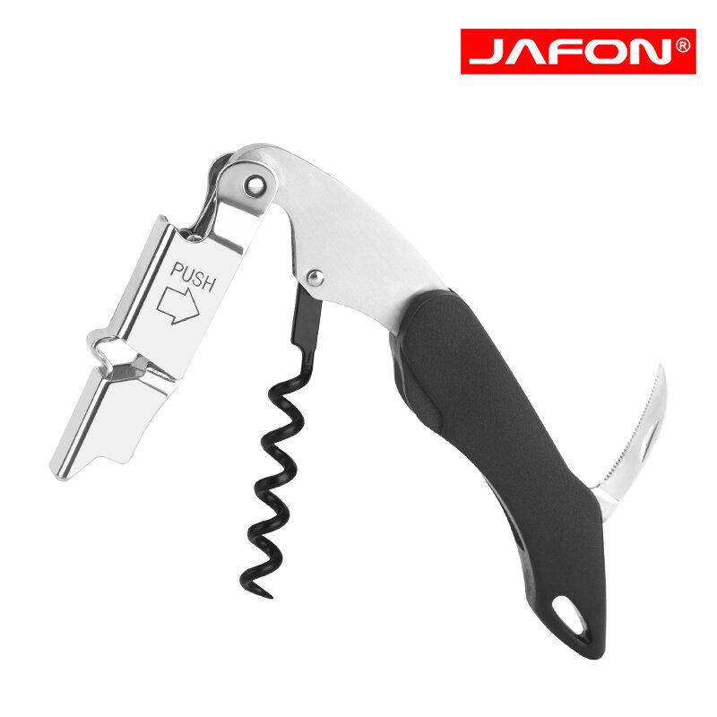 Rosewood Handle Stainless Steel Corkscrew and Wine Opener Tool