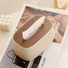 Tissue Box Holder Bamboo Cover Toilet Paper Box Napkin Holder Case Tissue Paper Dispenser Paper Towel Storage Box Tissue Boxes