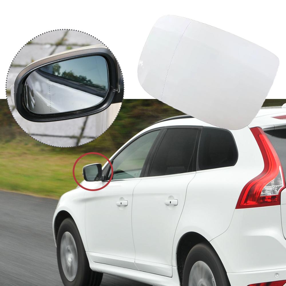 Left/Right Side Heated Wing Door Mirror Rearview Rear View Glass for Volvo XC60 2008-2017 31217273 31217278 Left Side