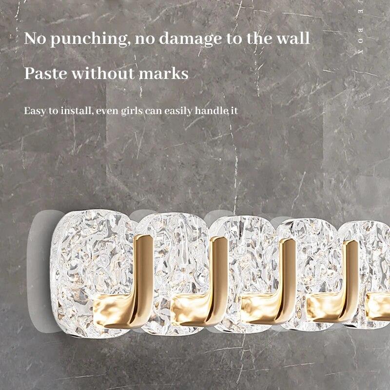 1 buc. Cârlig de perete, agățat, cu adeziv puternic, cu perforare, fără urme.