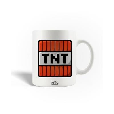 Ceramic Mug - TNT - Minecraft - 30cl - White - Dishwasher Safe