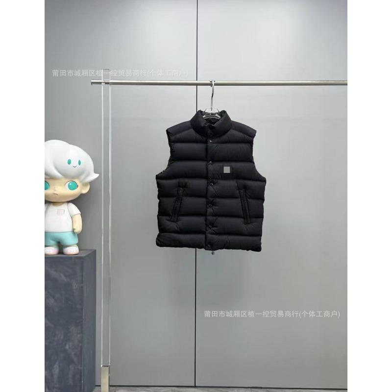 Mengjia down vest matte vest stand-up collar warm men and women with the same trend versatile solid color vest jacket