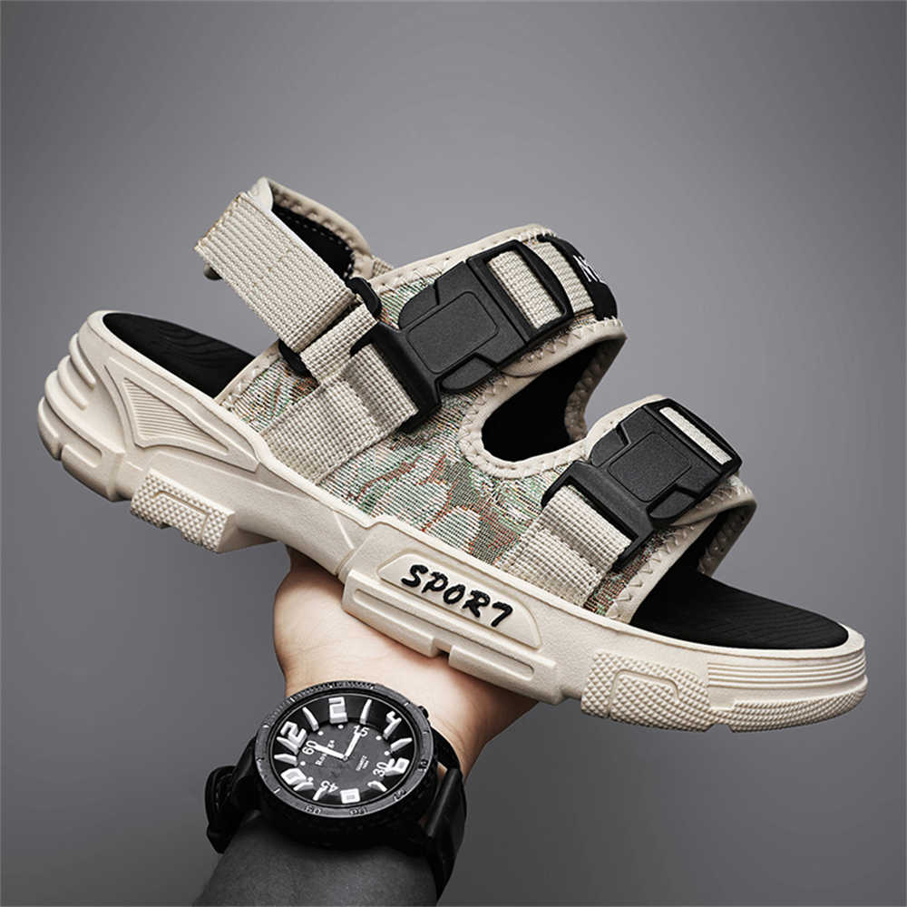 Beige Army Green Slippers Men Indoor Trendy Shoes Rubber Sandal Sneakers Sport Expensive Krasofka Temis Trends Nice Loafers