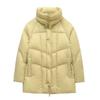 New Down Jacket Women's Winter Stand-up Collar Cocoon-shaped Thickened Puff Bread Jacket Simple Short Top