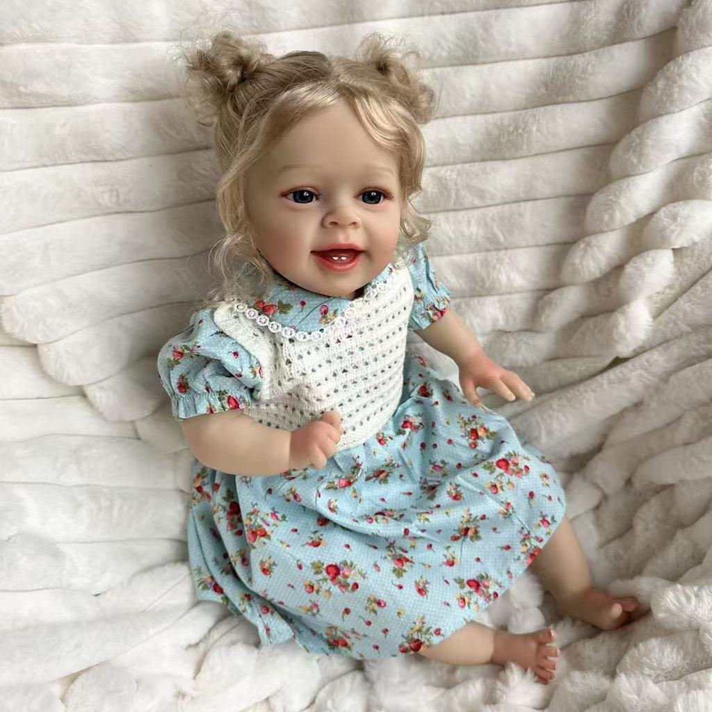 

Силиконовая кукла реборн 50 см с 3D-раскрашенными деталями для коллекционеров и энтузиастов-подарков