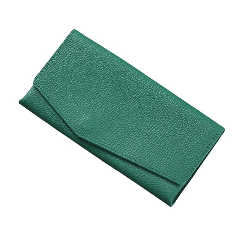 

[STATUSY] il modo concept (Ilmode concept) made in Japan waterproof genuine leather long wallet (Malachite green, left-handed)