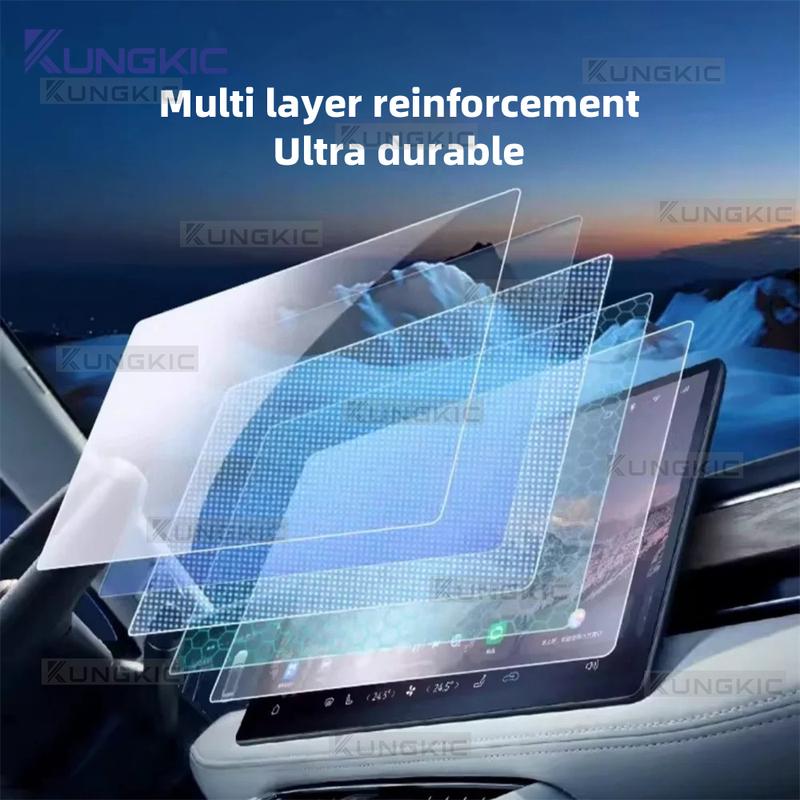Tempered Glass For BYD King DM-i 2025 2024 2023 2026 Touch Screen Navigation GPS and Dashboard Film Protection Accessories