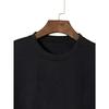 European Size Men's White Oversized T-Shirt with Black Vertical Stripe & 'WAY MAKER' Print - Casual & Athletic Summer Short Sleeve Round Neck Tee