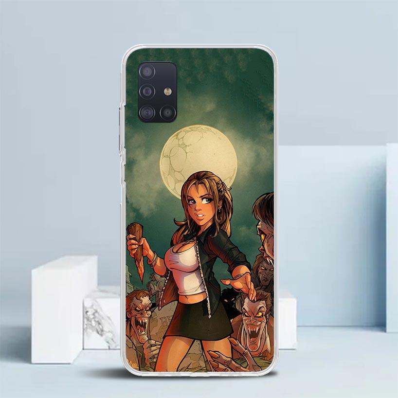 

The Vampire Slayer Buffy Soft Cover for Samsung Galaxy A12 A22 A32 A52 A72 A02S Phone Case Note 20 Ultra 10 S10 Plus A51 A71 A50 Samsung A02S
