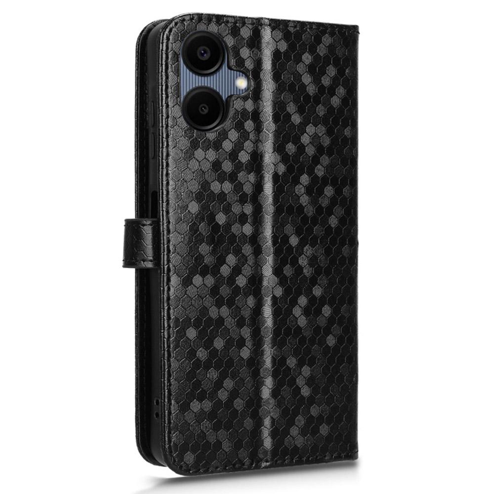 For Samsung Galaxy A06 5G Wallet Case Dot Pattern Imprint PU Leather Phone Cover