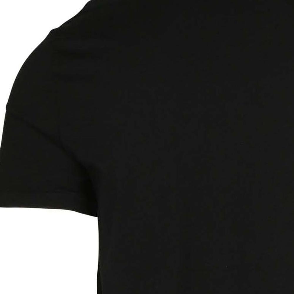 Polo Ralph Lauren FW22 Markenlogo Bestickter V-Ausschnitt Pullover Kurzarm T-Shirt Herren T-Shirts Schwarz 710610676-003