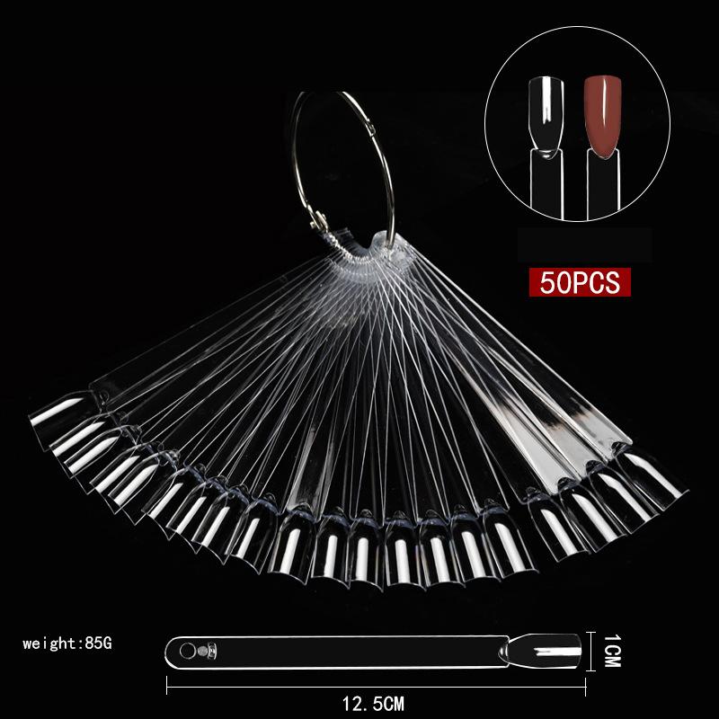 

Фигурная цветовая карта для нейл-арта, многостилевая палитра для демонстрации лака для ногтей, образец, карточка для практики нейл-арта as the picture