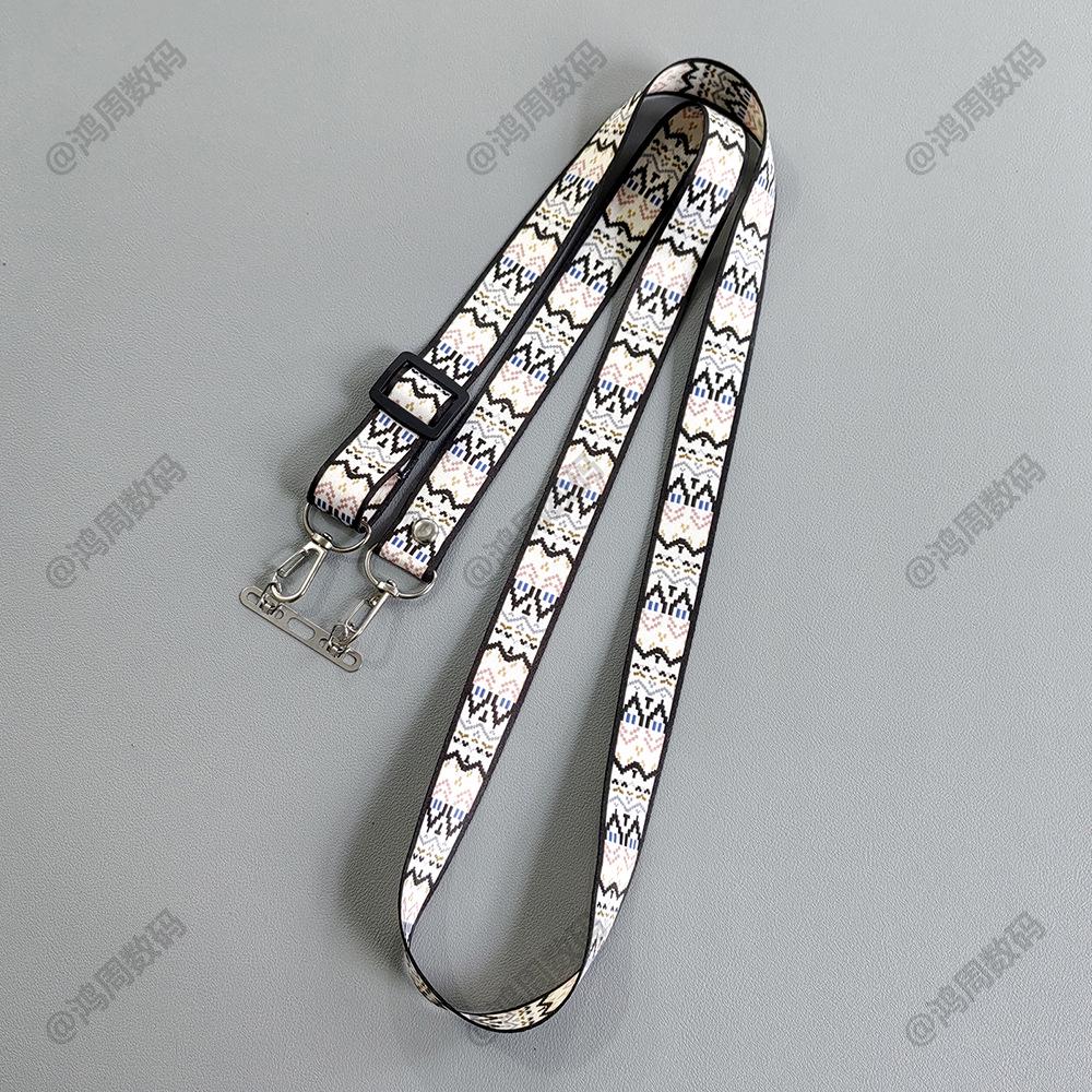 Künstlerisches Ethnisches Handy-Lanyard: Verstellbarer Crossbody-Gurt & Universelles Halsband