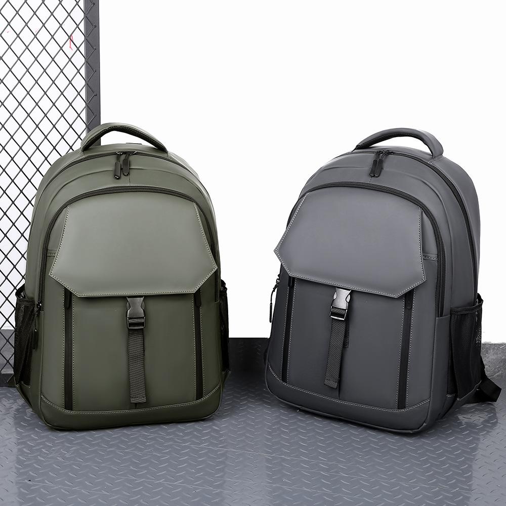 Simple Men'S And Women'S Same Backpack Large-Capacity High School Student Schoolbag Casual Business Backpack
