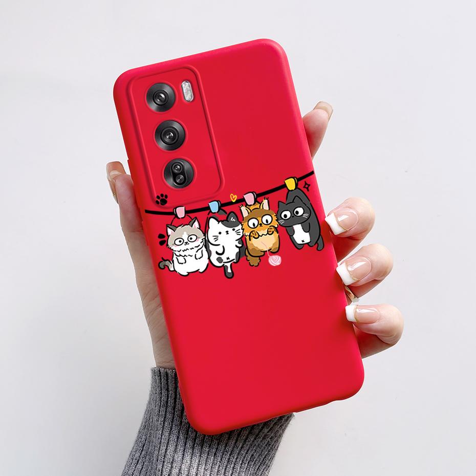 For OPPO Reno 12 Pro Case Cute Bear Cartoon Frog Back Cover Matte Silicone Soft Phone Case For OPPO Reno 12 Reno12 Pro 5G Fundas