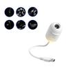 2-in-1 Mini Galaxy Star Projector Night Light Sliding Films Starry Sky Ambient Light 360° Rotating Background Atmosphere Light