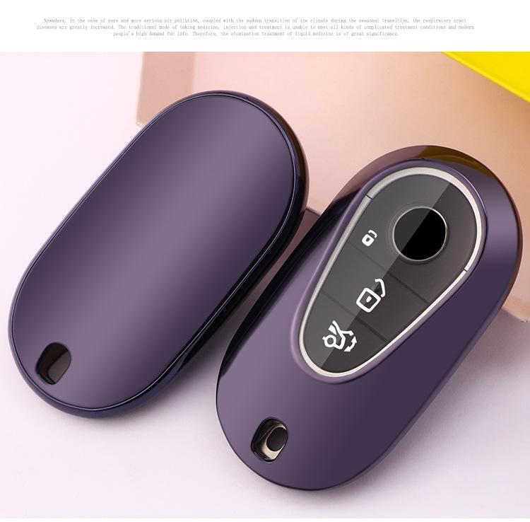 Soft Rubber Key Shell Cover for 2021 Mercedes-Benz S-Class 500L/S450L/S400L