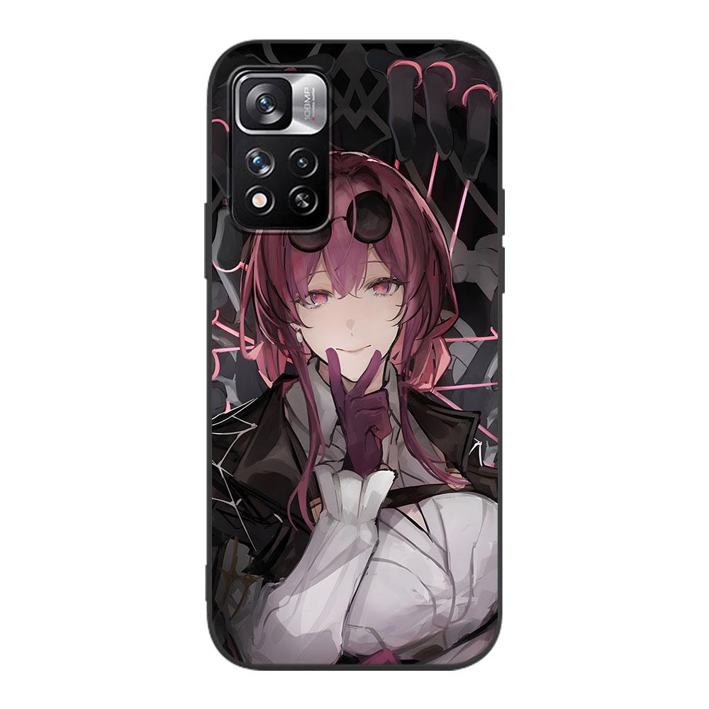 Honkai Star Rail Kafka Case for Xiaomi Redmi 10A 10C 9C 12C 9A 9i 10 12 9 Prime 9T K40 Pro Black Soft TPU Mobile Phone Bag Cover