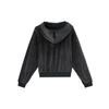 Nike Sportswear Women's Velour Hooded Full-Zip Jacket Black HJ0958-010