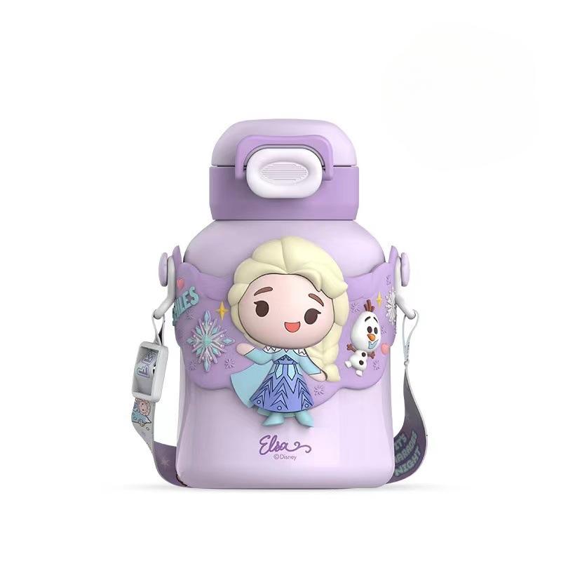 

Детская термокружка с изображением медведя из клубники, нержавеющая сталь, соломенная кружка для воды, для школьников, прямой питьевой горшок для детей 480ml