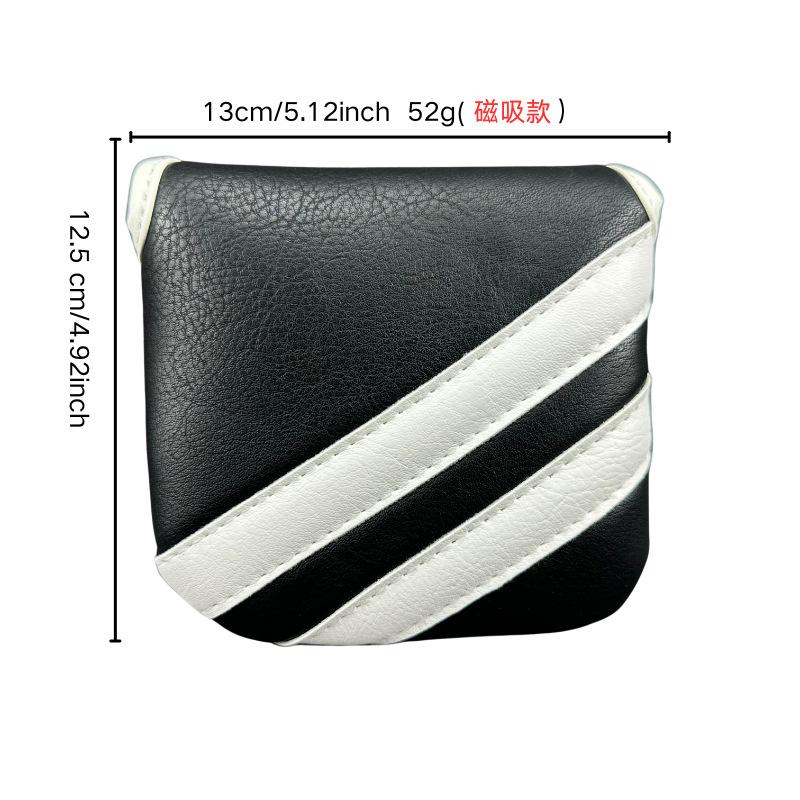 Two Slant Strip Quadrilateral Golf Club Cap Cover Golf Accessories Golf Club Push Cover 2026