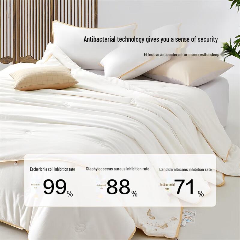 Mercury Home Textiles Mengling Natural Silk Jacquard Duvet