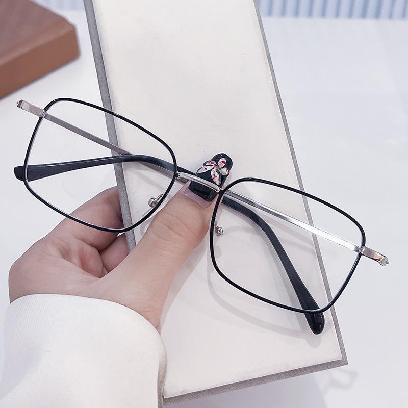 Sven Gold Wire Glasses Men'S Face Small Metal Thin Frame Color-Changing Flat Glasses High Value Myopia Glasses Frame