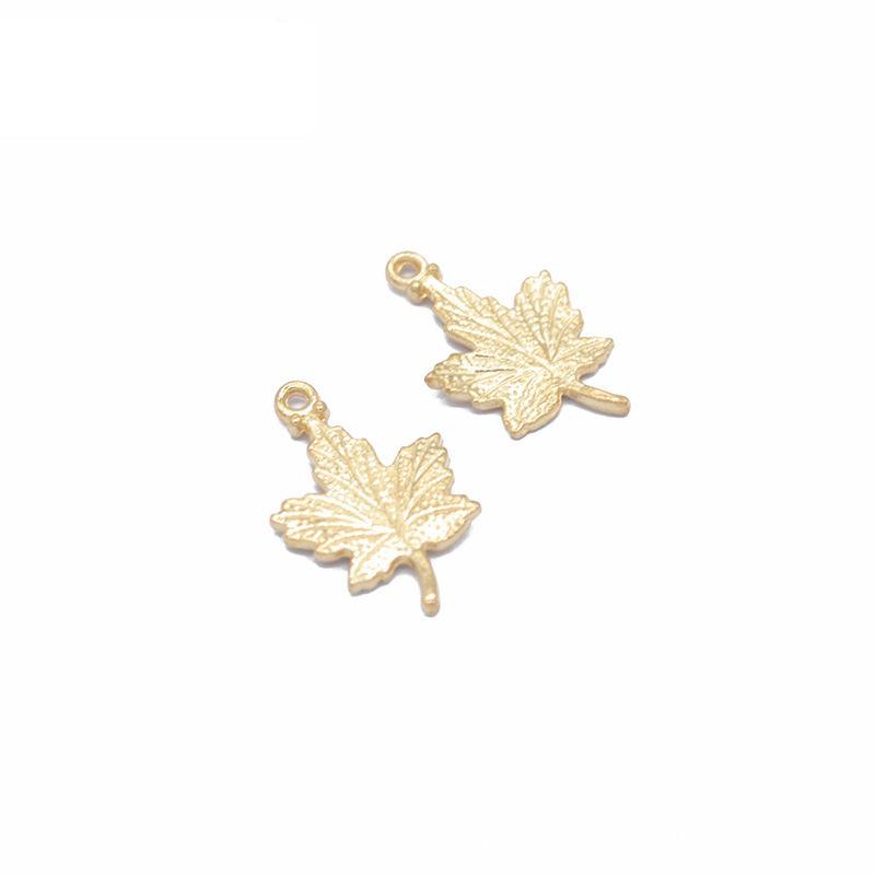 

20 шт./лот Подвеска в виде кленовых листьев Модные Ретро DIY аксессуары золотой