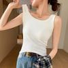 Navava Women Ribbed Sleeveless Bra Cap Nt2645