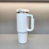 40oz Insulated Tumbler with Lid and Straws Stainless Steel Coffee Tumbler with Handle Vacuum Leak Proof Coffee Cup