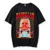 Hasbulla Fighting Meme T-shirt Fan Gift Mini Khabib Blogger T-shirts Men Women High Quality Oversized Graphics Tee Shirt Unisex