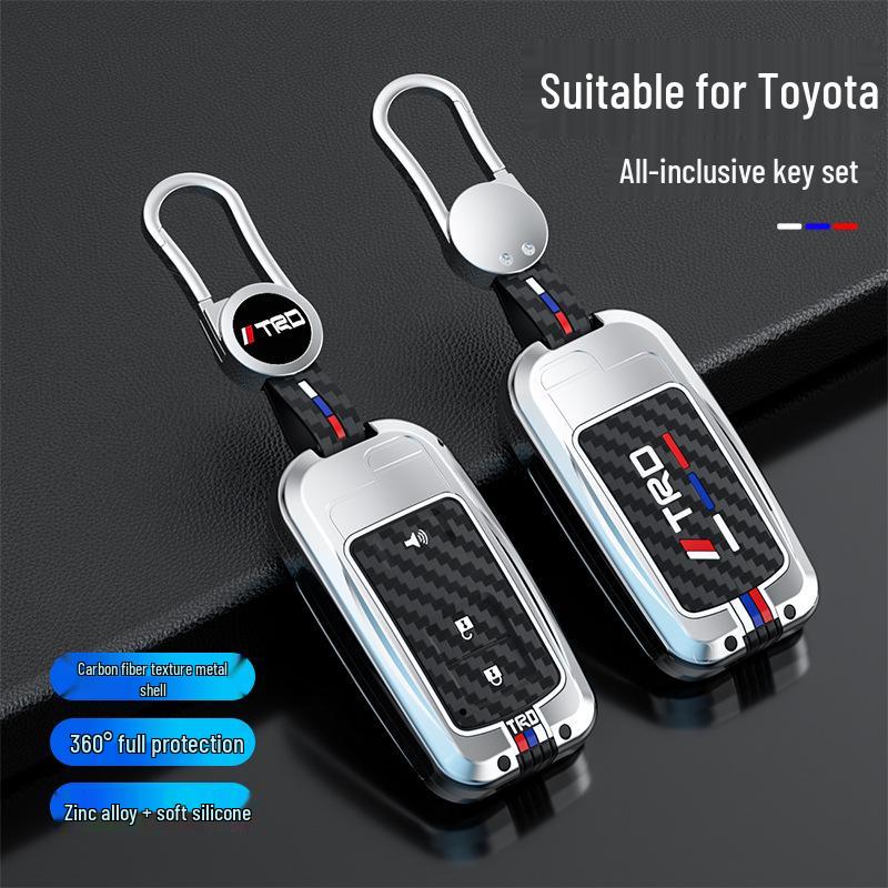 Key Cover for Toyota Land Cruiser LC300, Prado, and RAV4