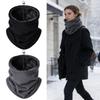 Windproof Neck Warmer Fleece Adjustable Breathable Scarf for Men Women, Ski Snowboard Motorcycle Running, Winter Outdoor Sports