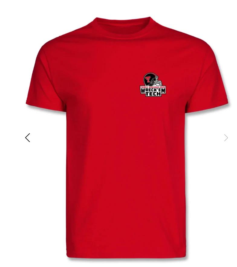 Texas Tech vs. Oklahoma State “Family Day” Official Gameday Shirt 2025 S