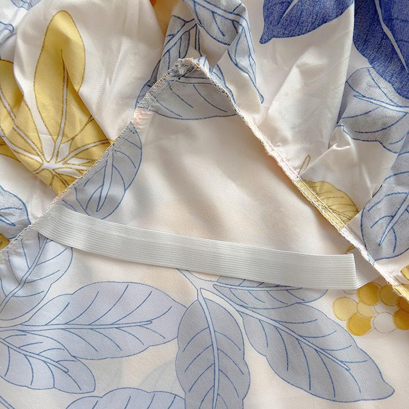 Double Bed Skirt Simple Style Bedspread Queen Size Bed Cover Breathable Mattress Protector Falda De Cama (Pillowcase Need Order)