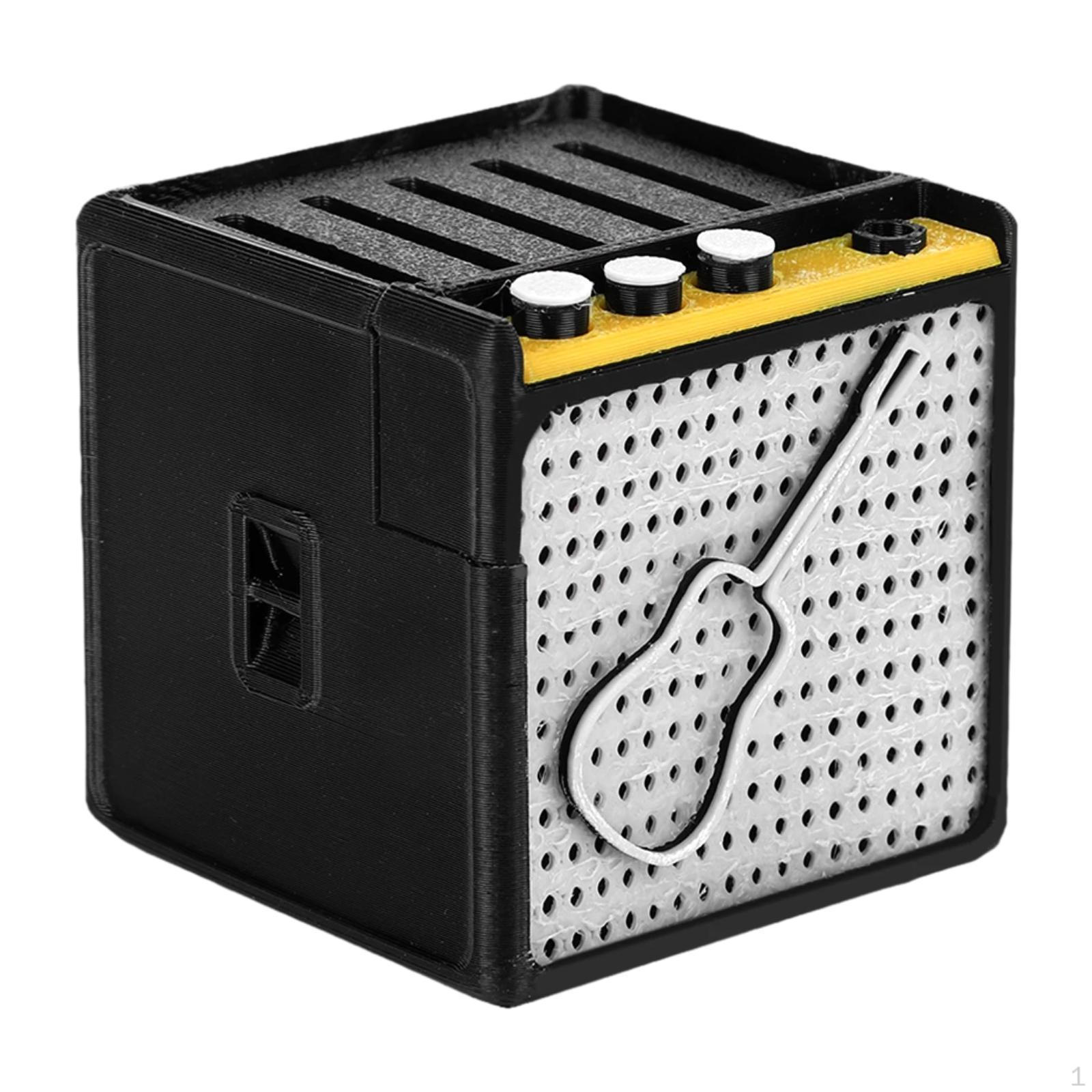 

Guitar Pick Holder Box Amp Speaker Stylish Plectrum Storage Picks Case