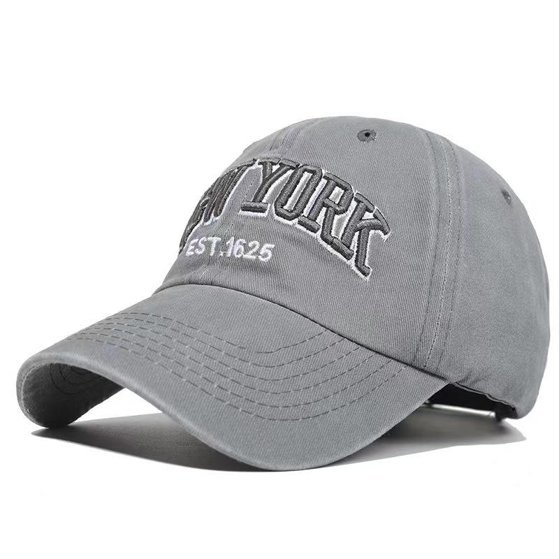 Baseball cap new style washed cotton cap embroidered cap sun hat embroidered baseball sun hat