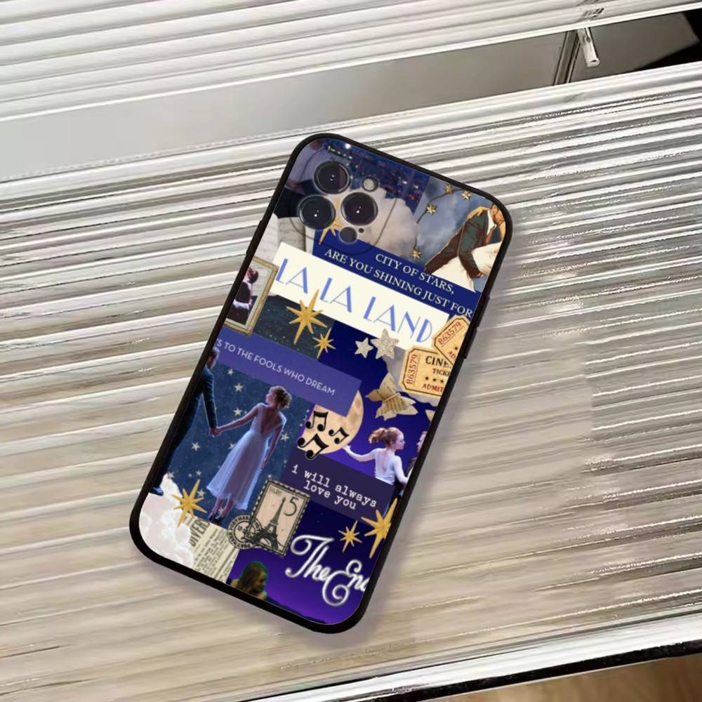 Film La La Land Phone Case For iPhone 17,16,15,14,13,12,11 Plus,Pro Max,XS,Soft Silicone Black Cover