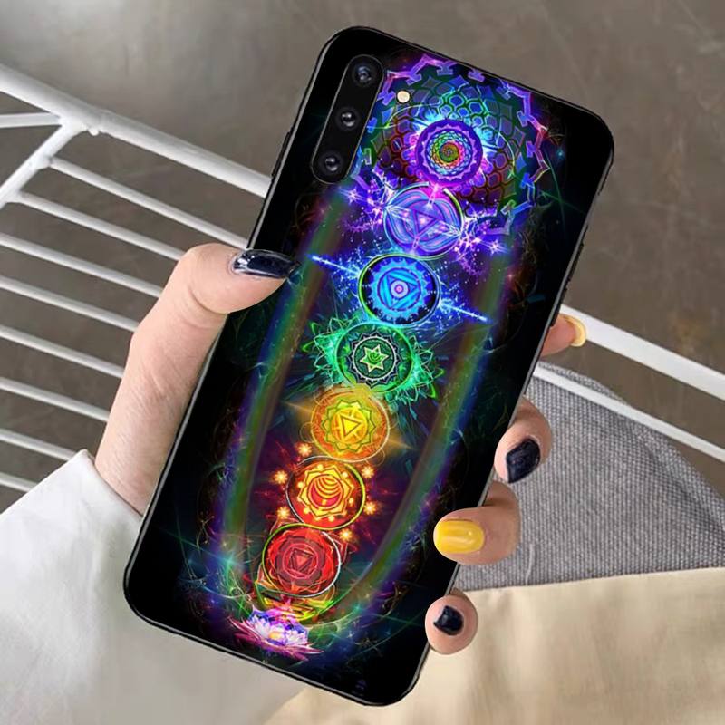 Mandala Chakra Yoga Phone Case for Samsung Note 5 7 8 9 10 20 Pro Plus Lite Ultra A21 12 72