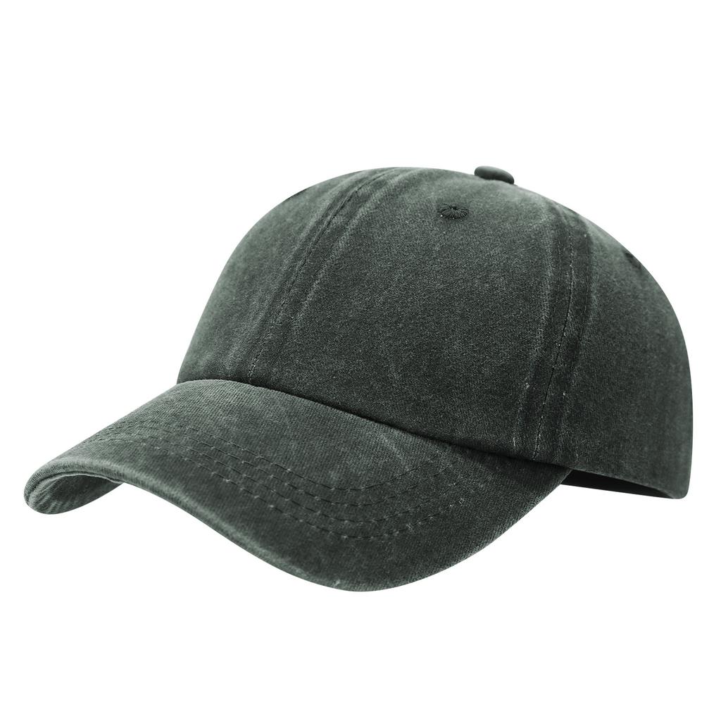 New Retro Adult Men Women Washed Cotton Baseball Caps Snapback Hat Vintage Hip Hop Caps Solid Color Dad Hat Outdoor Caps