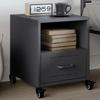VidaXL Anthracite Bedside Table 36x39x43.5 Cm Steel, Cabinet, Bedroom Furniture, Phone Stand, Cabinet 846708
