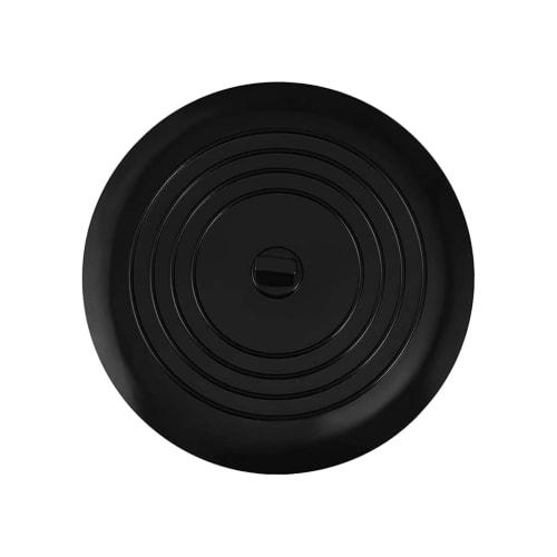 HUAZONTOM Sink Drain Lid, 15cm, for Soaking, Oxygen Soaking, Bleach, Sink Cleaning, Deodorizing, Sink, Bathroom, Kitchen, Bath, Tub, Black