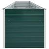 Garden Raised Bed Galvanized Steel 400 X 80 X 45 Cm Green