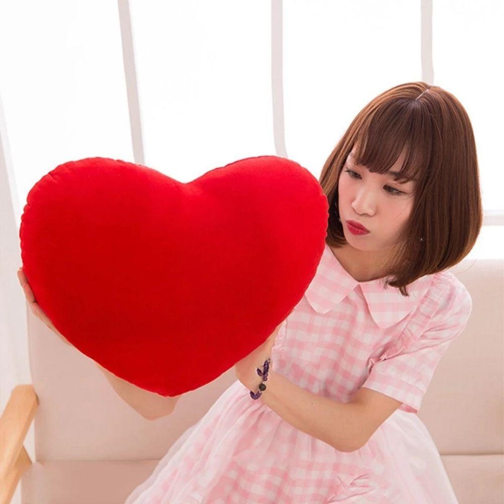 Gift Heart-shaped Material Is Soft Comfortable Colorful Plush Toy Cushion Throw Pillow Pillow
